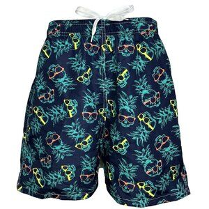 Boy Swim Shorts, Swimming Board Trunks, Drawstring Lining Beach, Sunglasses, NEW